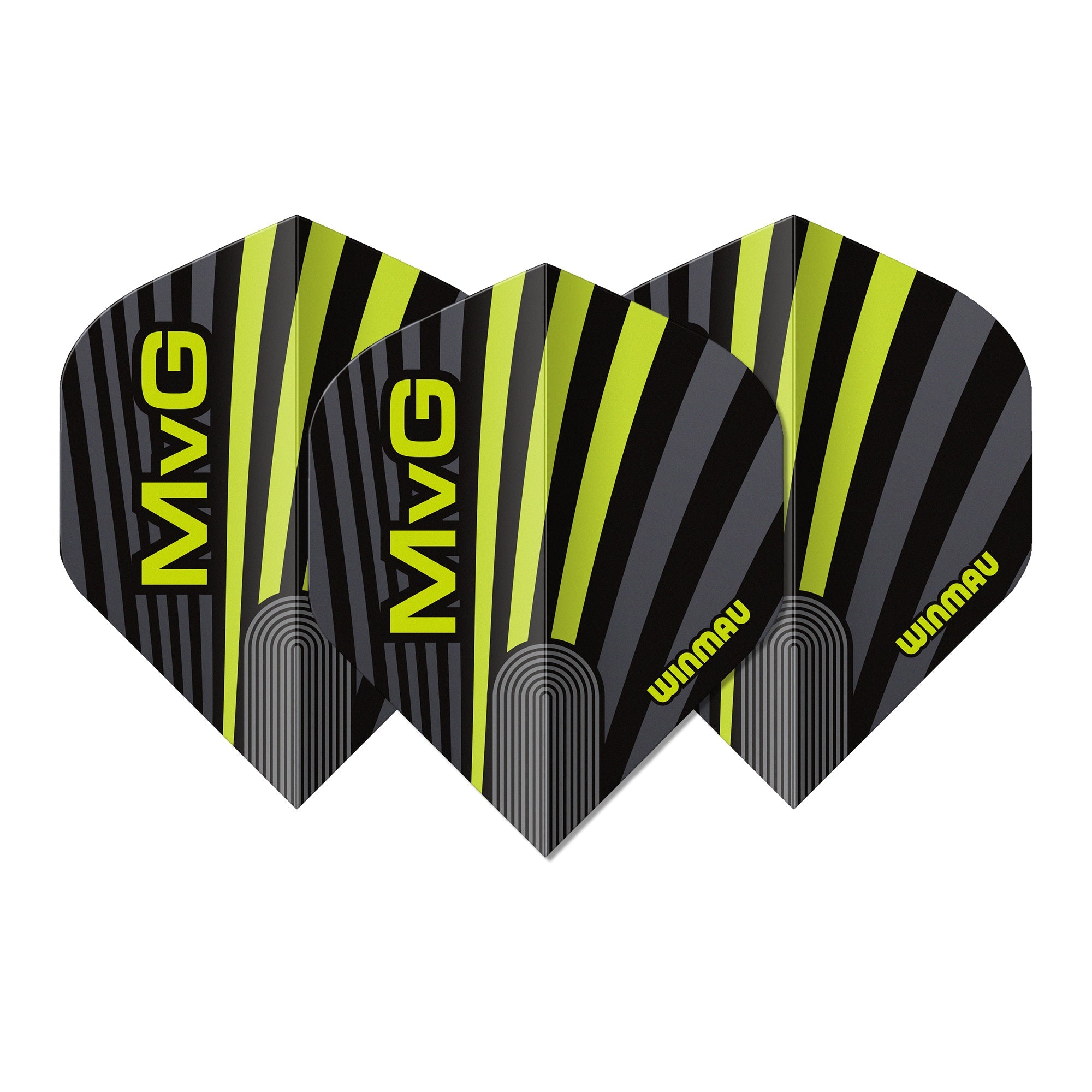 winmau-mvg-flights-schwarz-grau-gr-n-standard-3er image 2