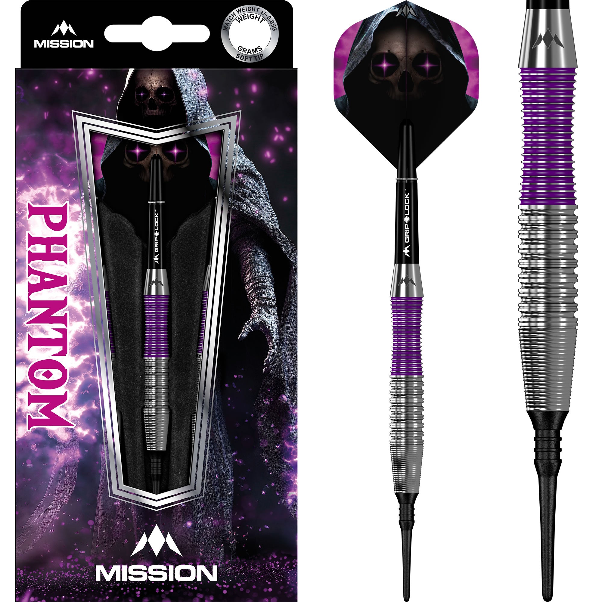 mission-phantom-softdarts-18g-messing-silber-lila image 1