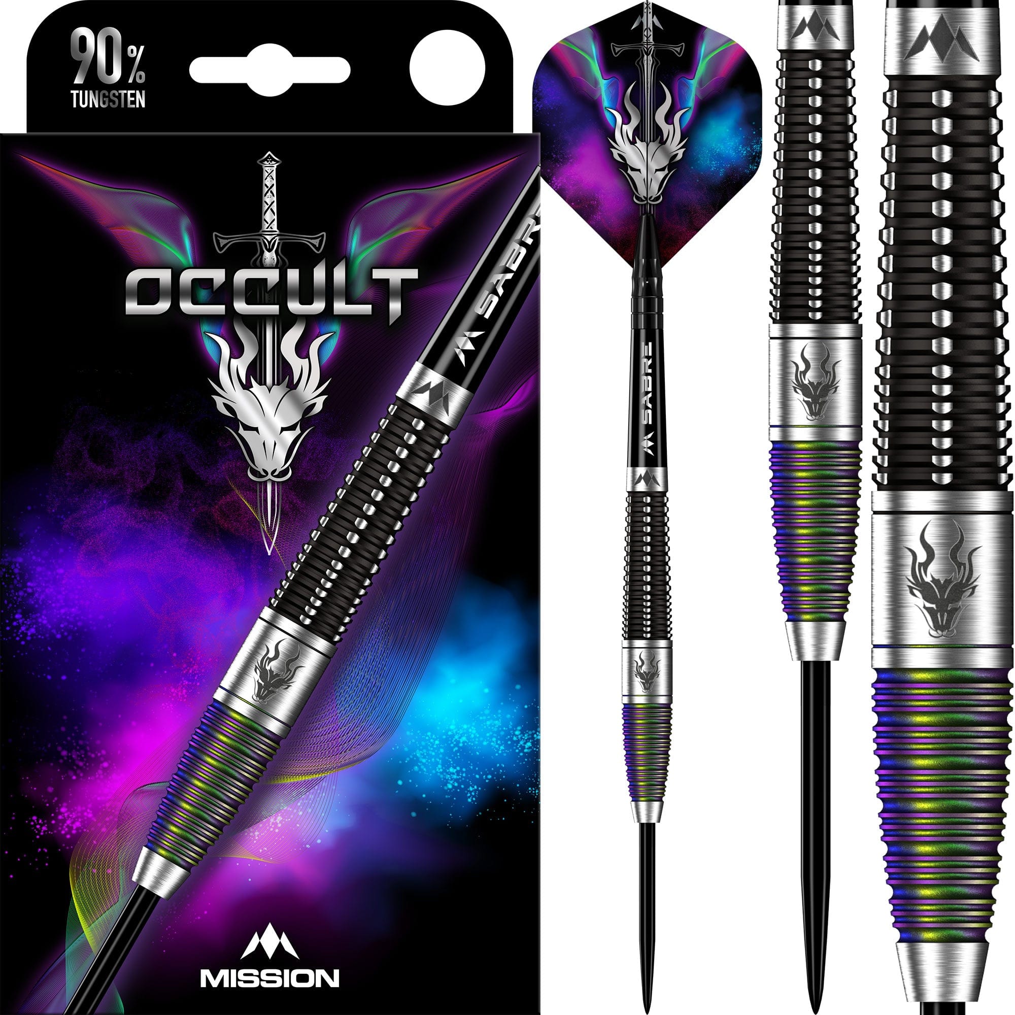 mission-occult-steeldart-23g-black-coral-90-tungsten image 6