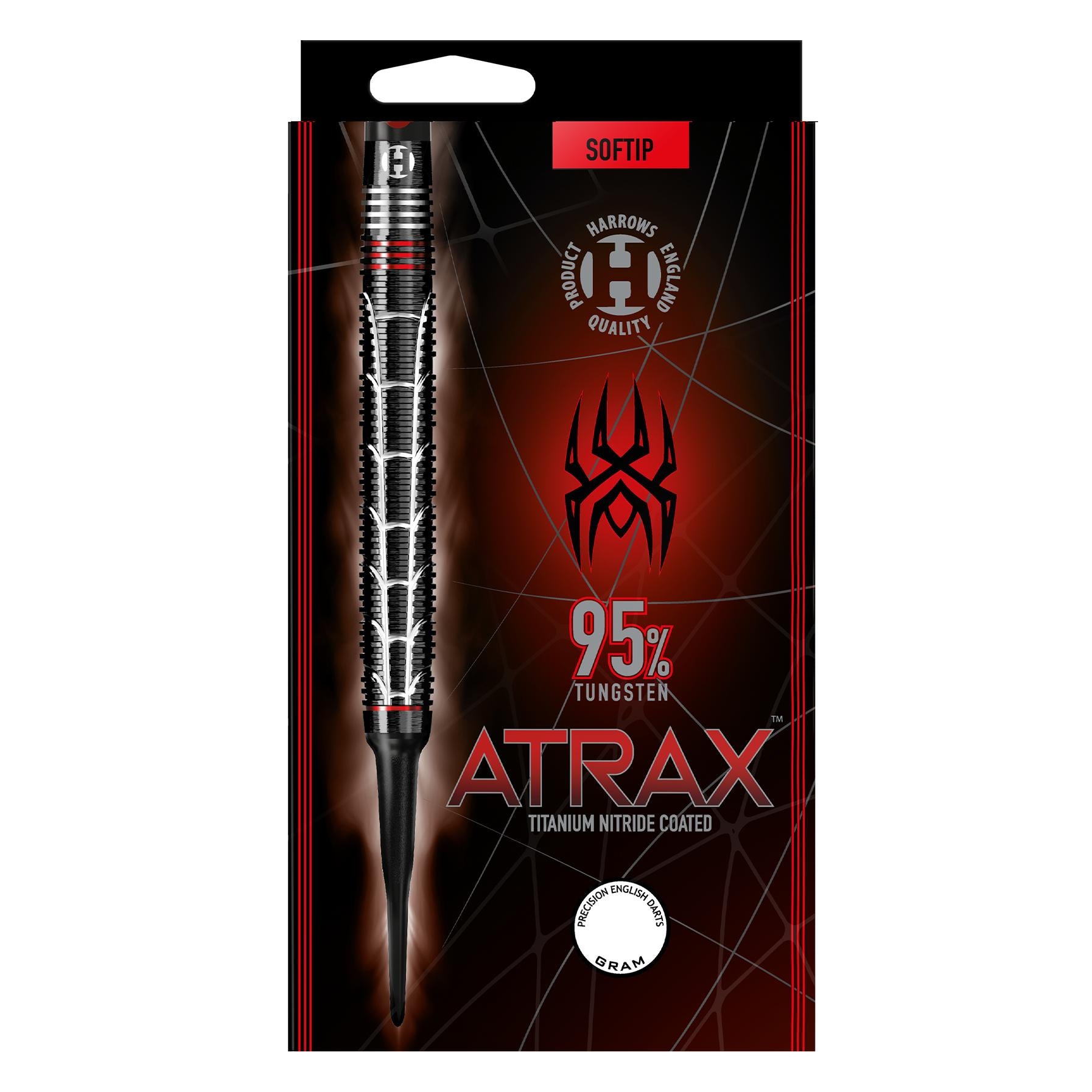 harrows-atrax-95-softdarts-20g-wolfram-mit-carbon-shafts image 5