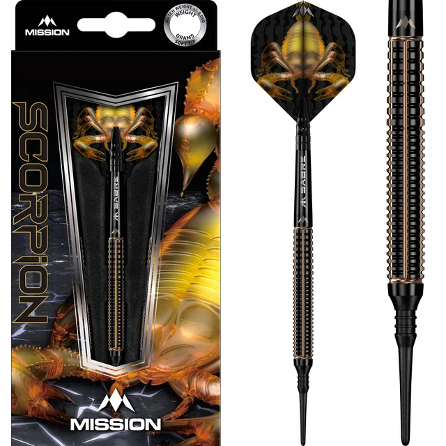 mission-scorpion-softdarts-19g-black-gold-90-tungsten image 1