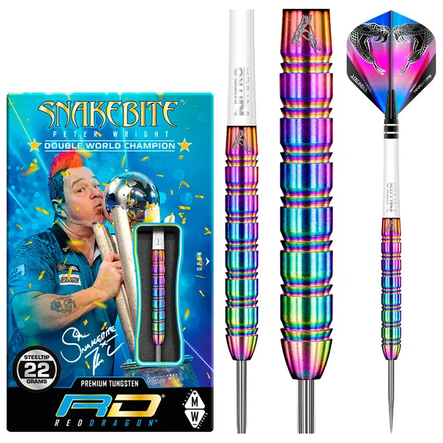 red-dragon-peter-wright-snakebite-1-steeldarts-rainbow image 1
