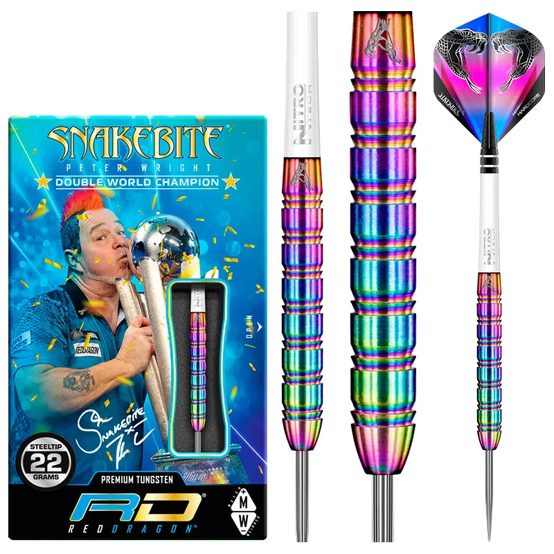 red-dragon-peter-wright-snakebite-1-steeldarts-rainbow image 1