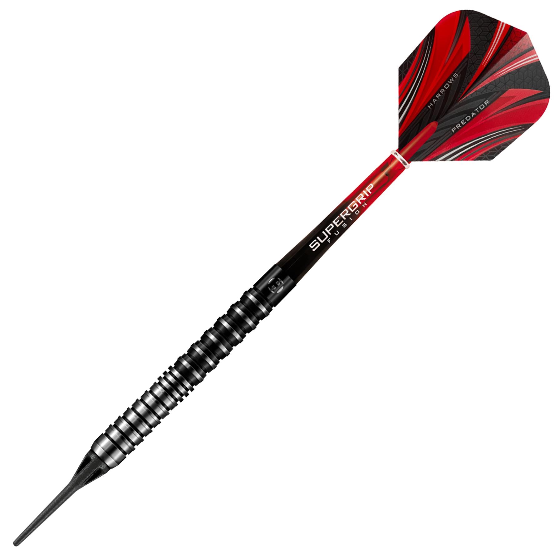 harrows-predator-90-softdarts-18g-tungsten-grip-schwarz image 4