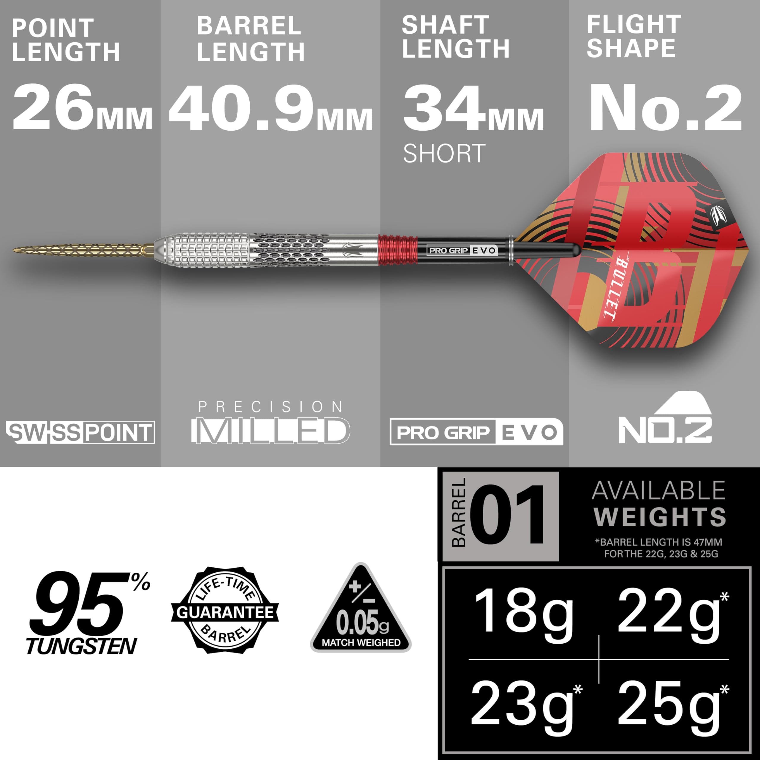 target-stephen-bunting-g5-18g-steeldarts-95-tungsten image 3