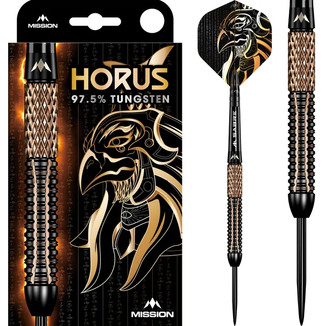 mission-horus-steeldarts-97-5-tungsten-23g-schwarz-bronze image 1