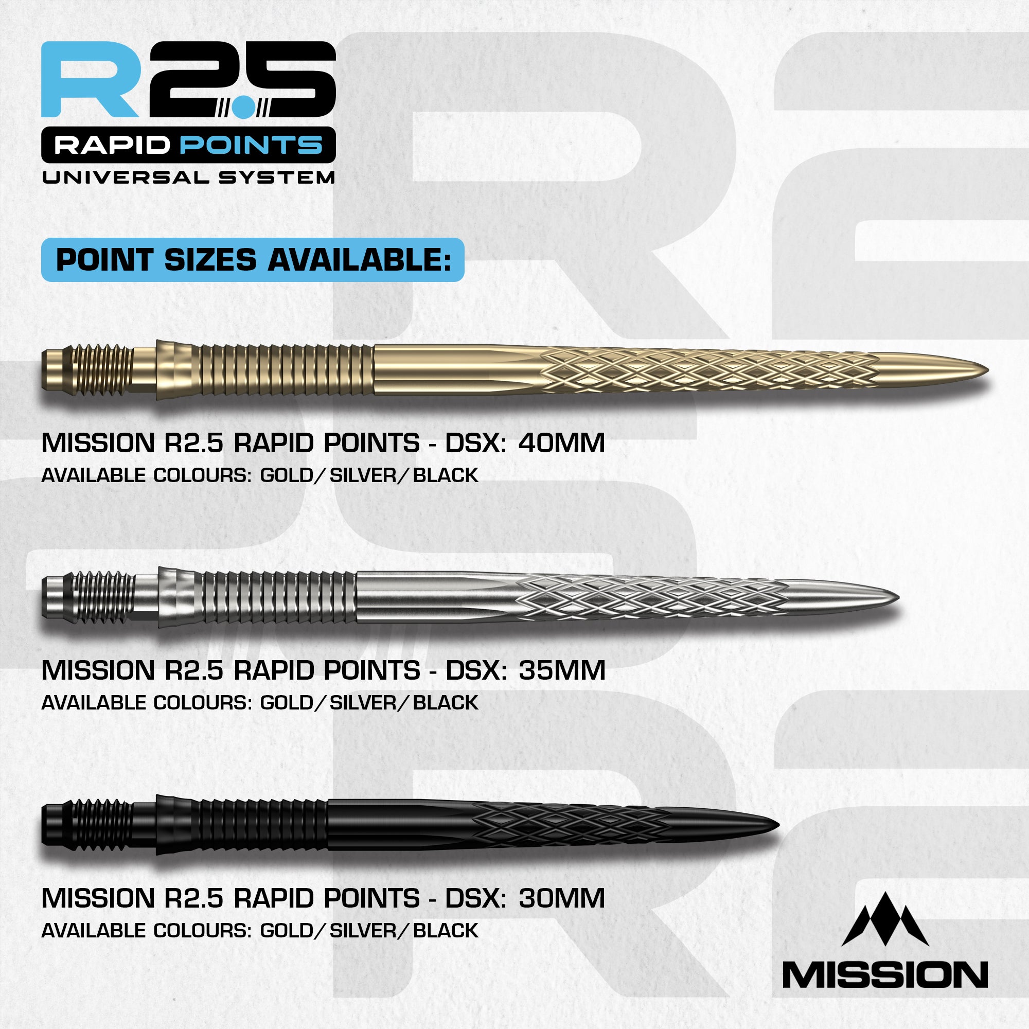 mission-r2-5-rapid-spitzen-30mm-silber-dsx-steel image 5