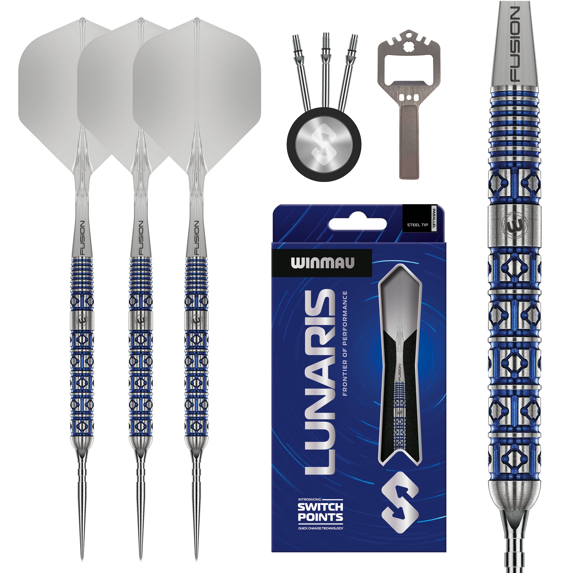 winmau-lunaris-switch-point-parallel-steeldarts-23g-blau image 1