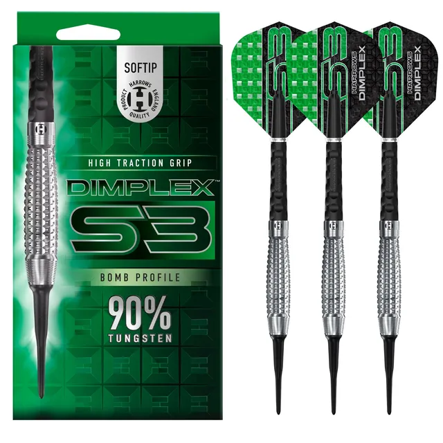 harrows-dimplex-s3-bomb-softdarts-20g-90-tungsten-set image 1