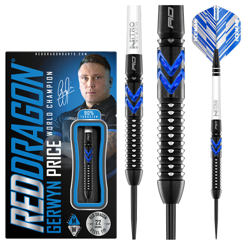 red-dragon-gerwyn-price-blue-ice-se-steeldarts-24g image 1