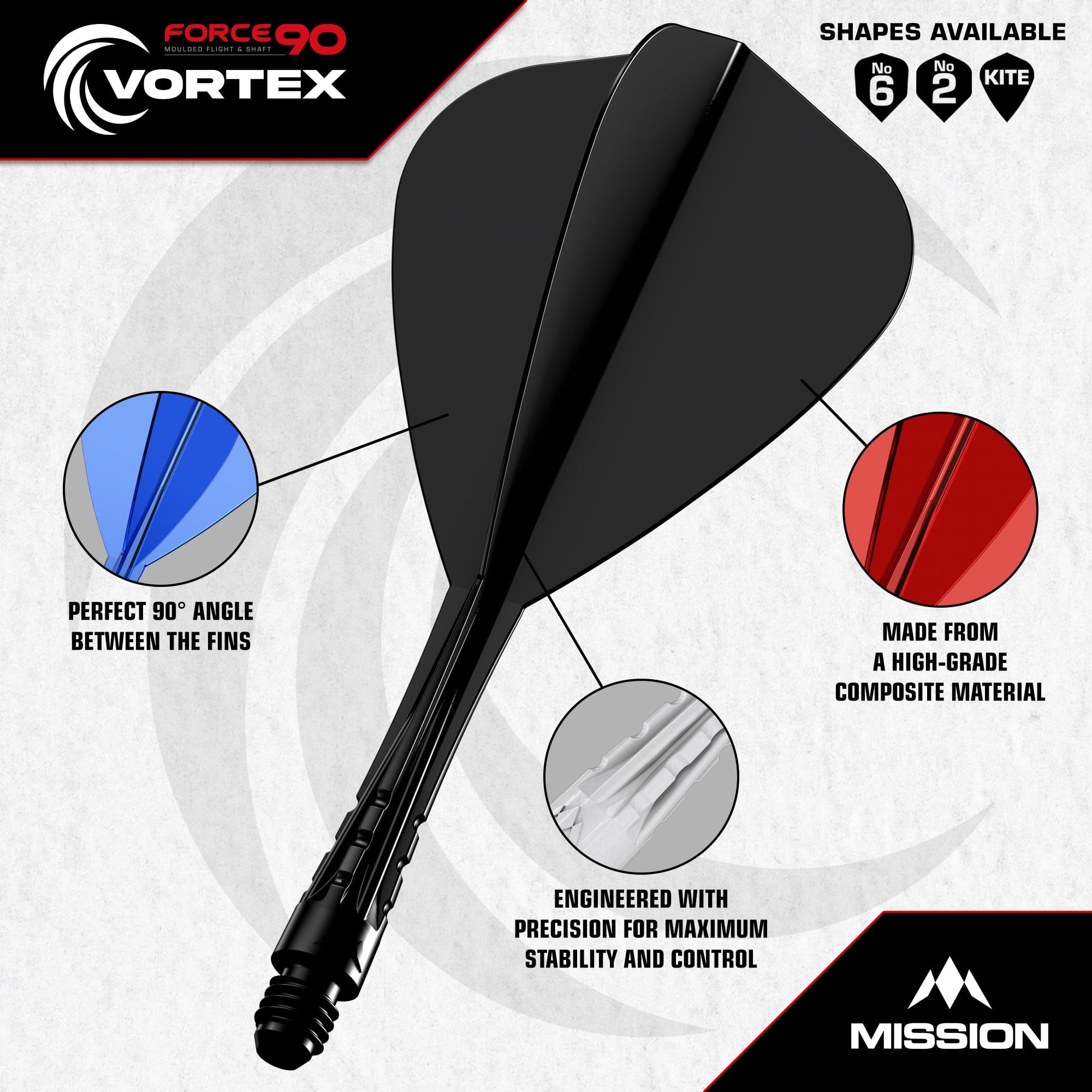 mission-force-90-vortex-flights-kite-schwarz-short-3er image 5