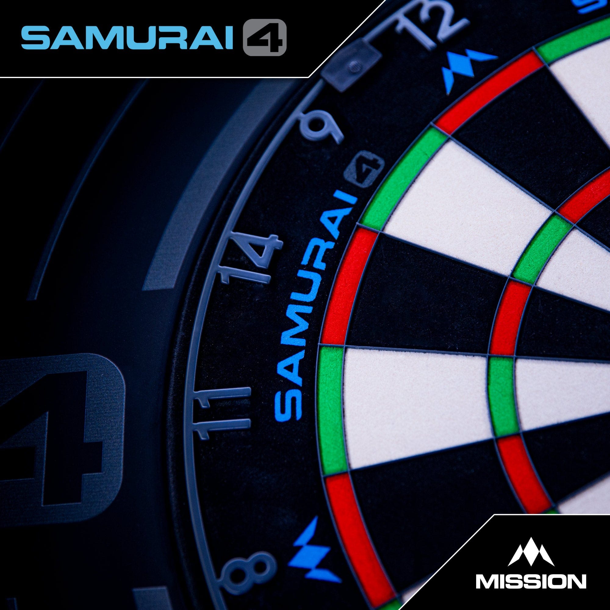 mission-samurai-4-dartscheibe-graphite-profi-knife-wire image 2