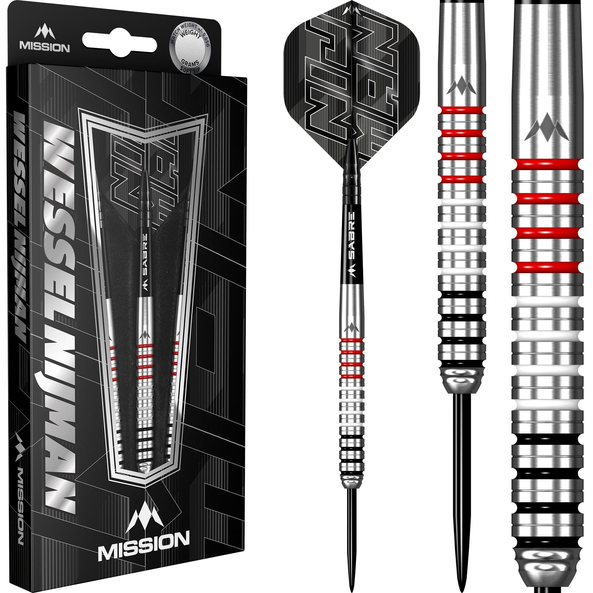 mission-wessel-nijman-steeldarts-tungsten-23g-natural image 3