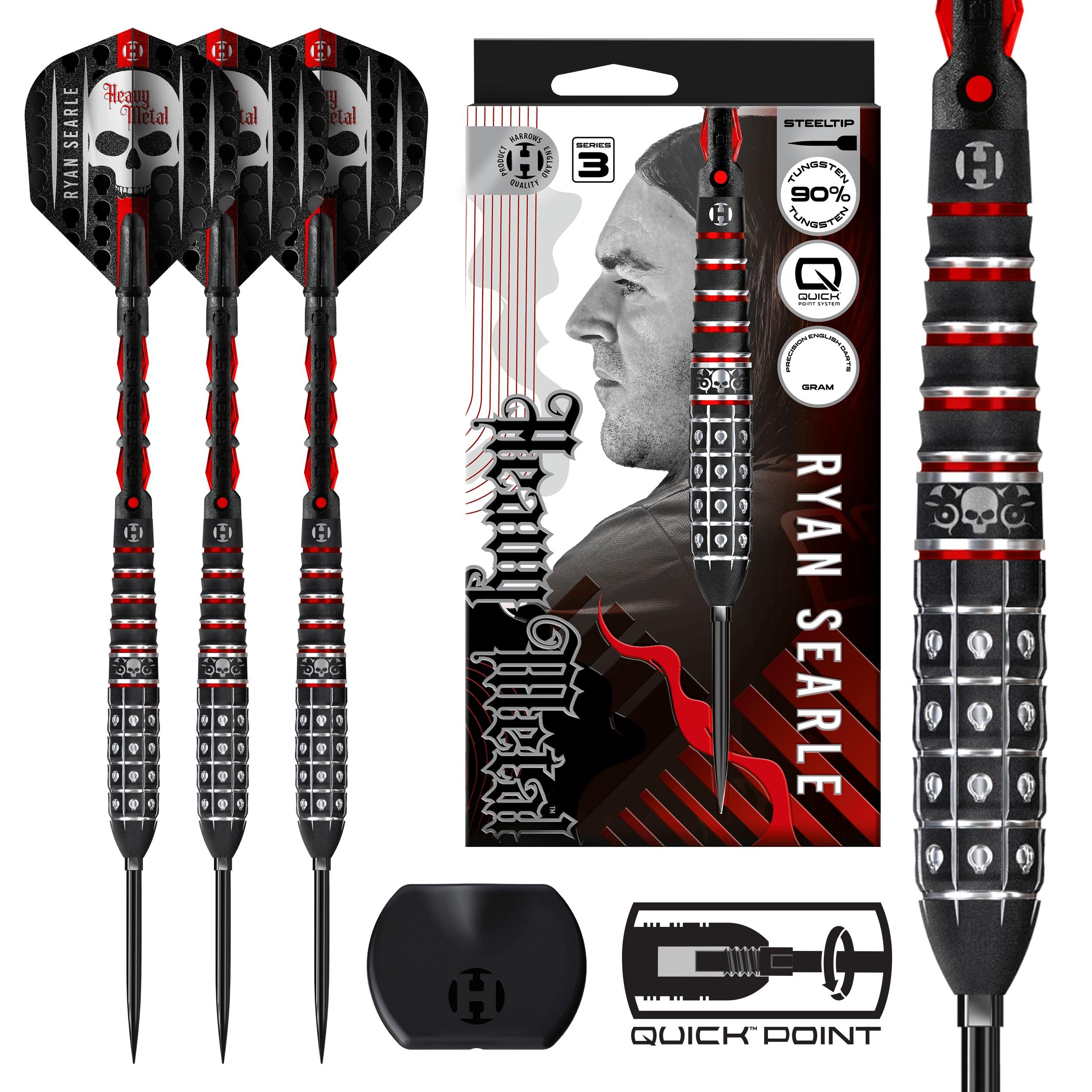 harrows-ryan-searle-series-3-steeldart-24g-90-quick-point image 1