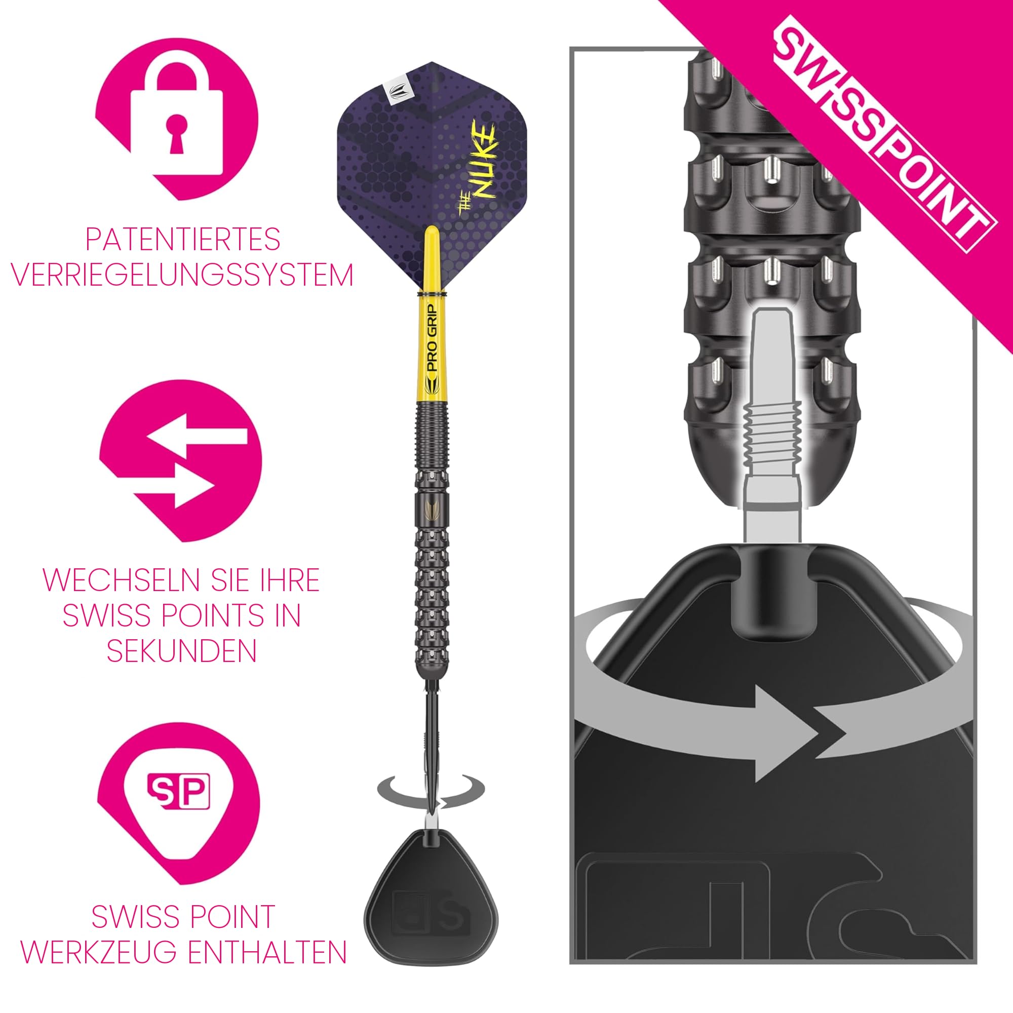 target-luke-littler-g1-steeldarts-23g-90-wolfram-swiss-point image 4