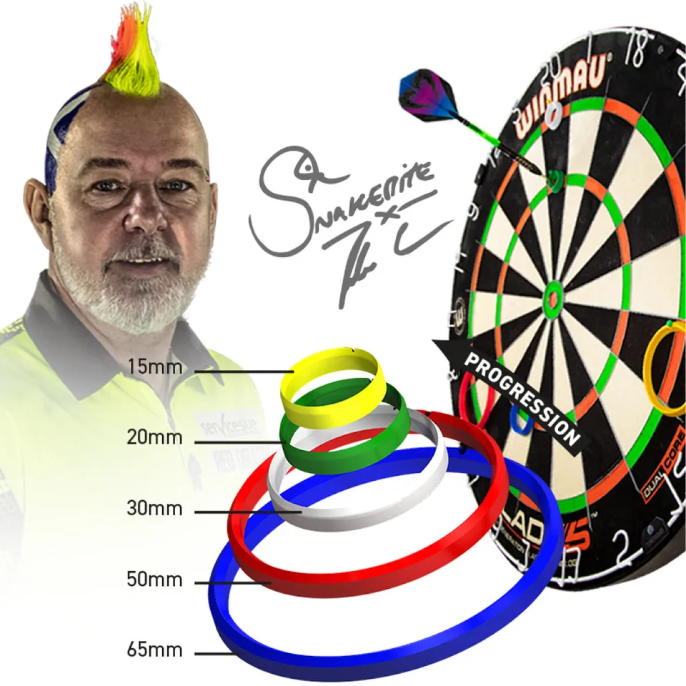 red-dragon-peter-wright-snakebite-practice-rings-training-ringe-dart image 1