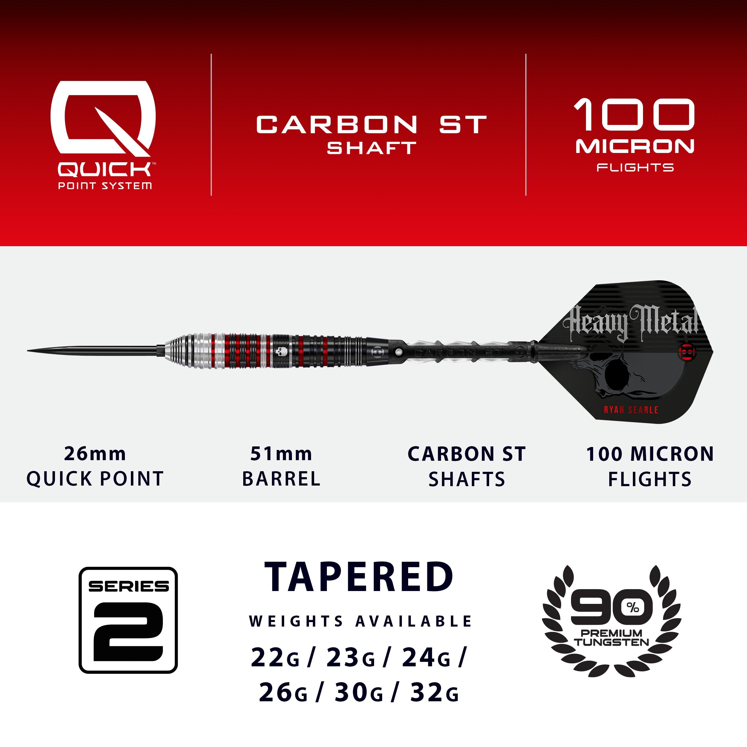 harrows-ryan-searle-series-2-steeldarts-90-24g-quick-point image 4
