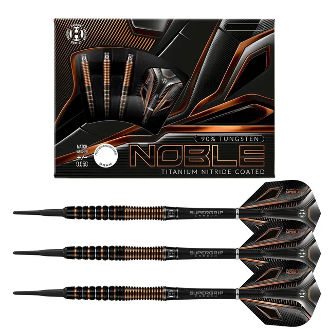 harrows-noble-90-softdarts-20g-schwarz-gold image 1