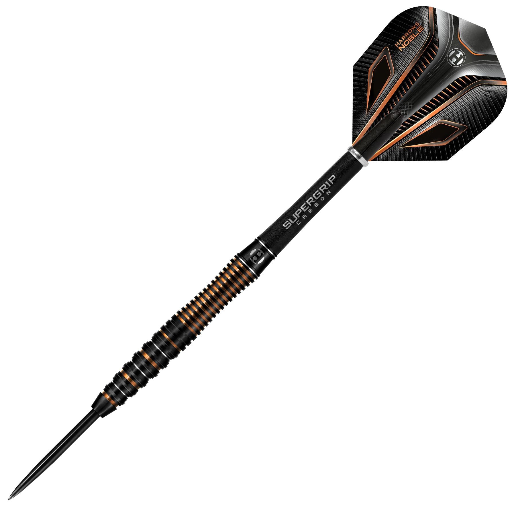 harrows-noble-90-steeldarts-wolfram-23g-schwarz-gold image 2