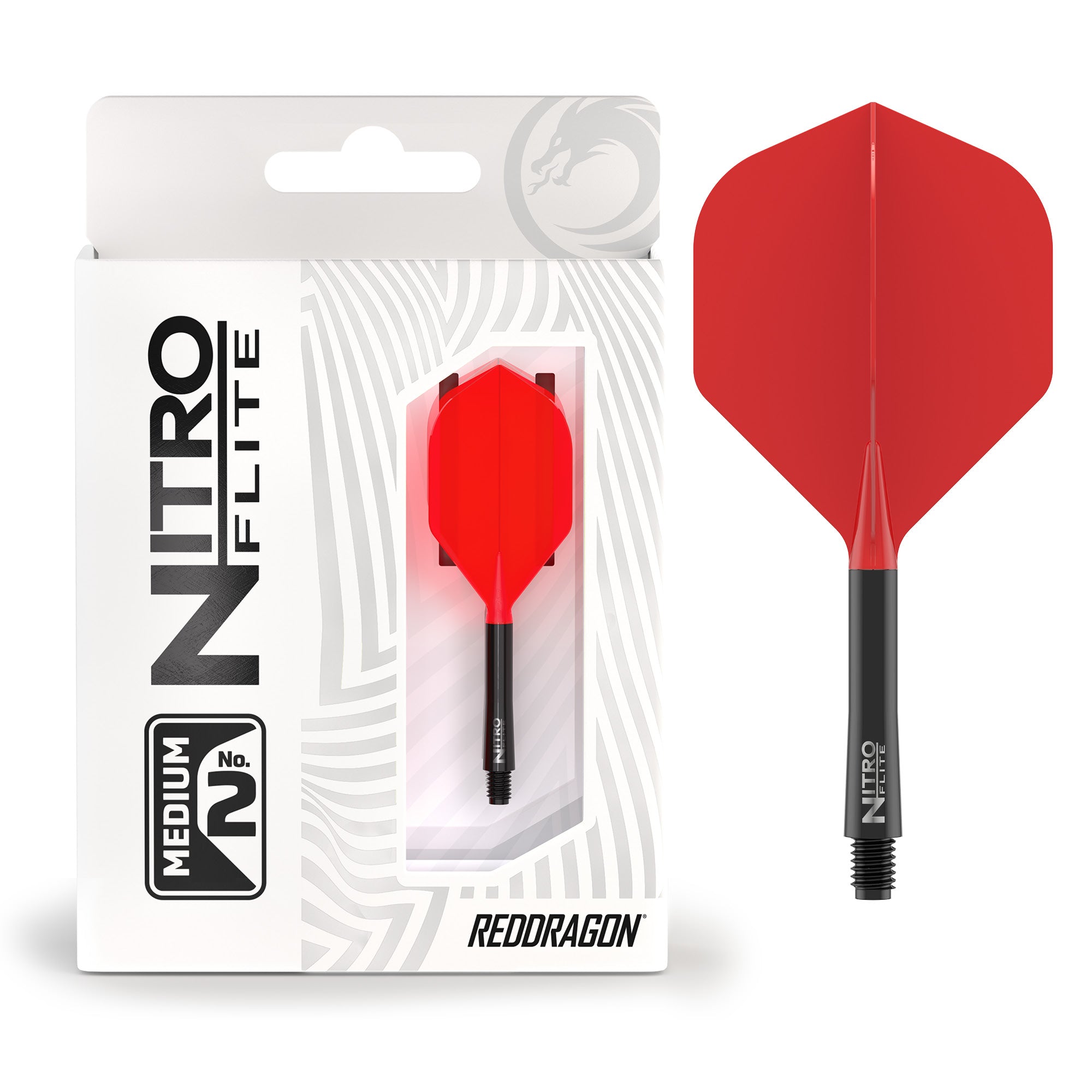 red-dragon-nitro-flite-flights-medium-schwarz-rot-system image 4