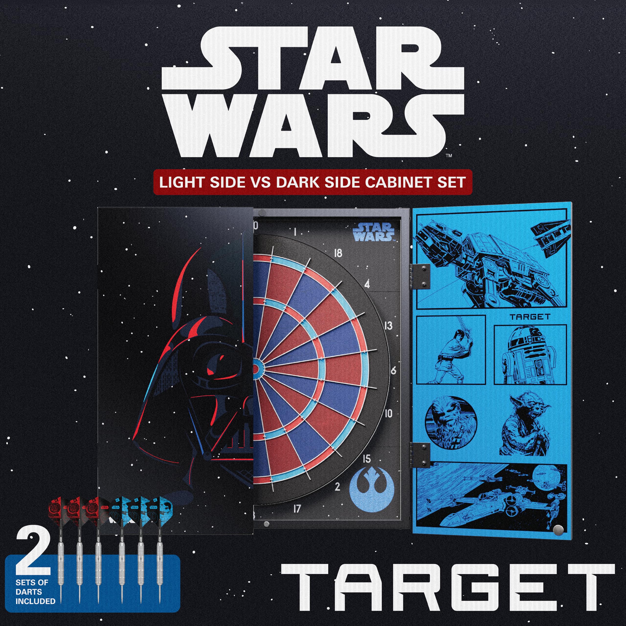 target-arc-star-wars-dartkabinett-light-vs-dark-side-set image 2