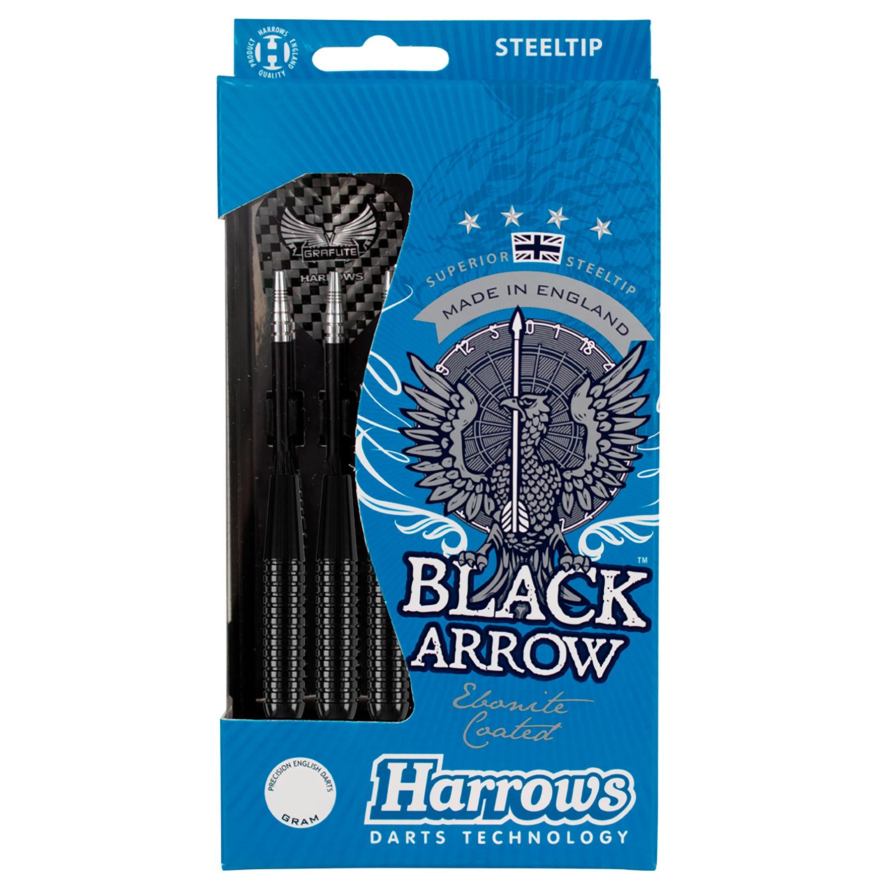 harrows-black-arrow-steeldarts-21g-messing-schwarz image 5