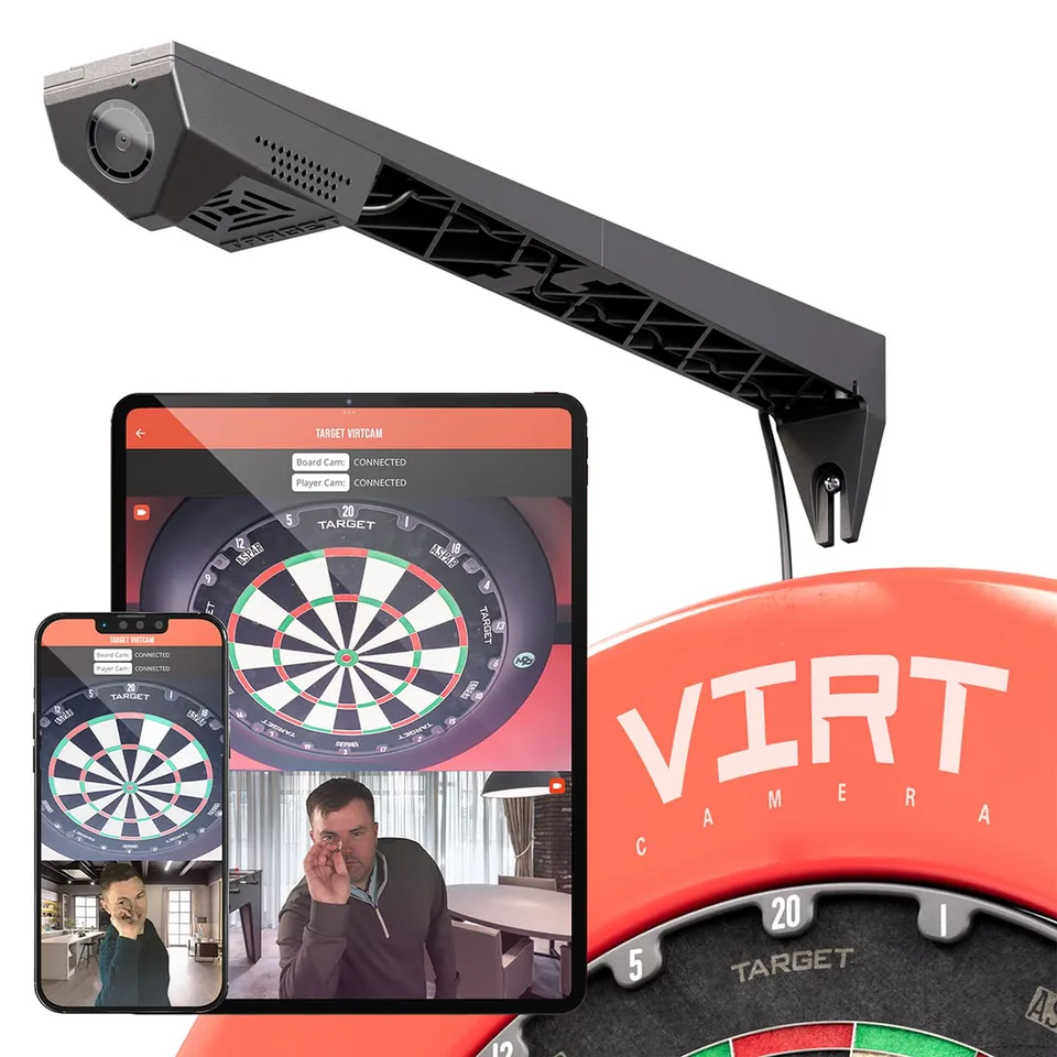 target-corona-vision-virt-dartboard-kamera-hd-dual image 1