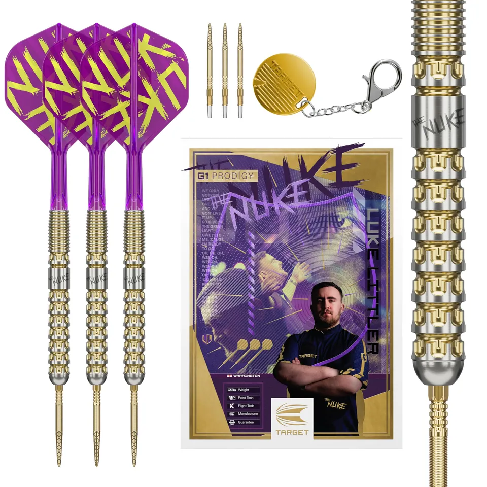 target-luke-littler-prodigy-g1-23g-steeldarts-gold image 1