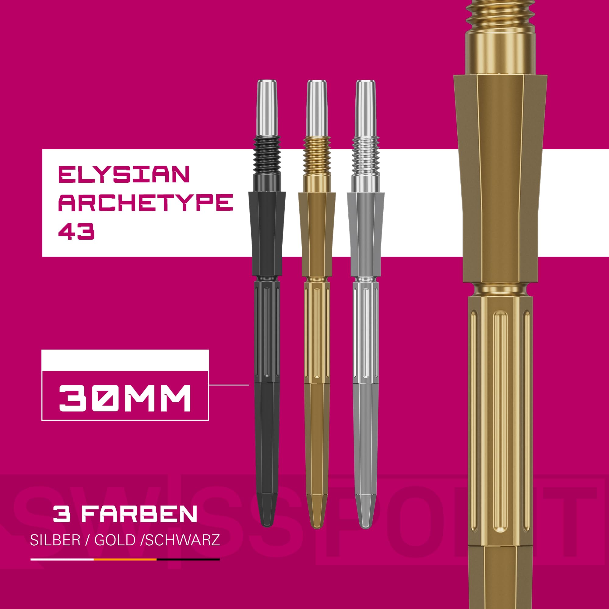 target-elysian-archetype-43-swiss-point-spitzen-gold-30mm image 5