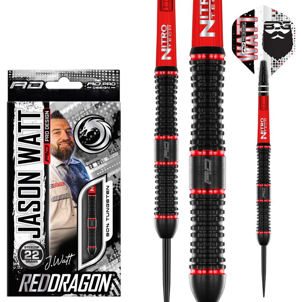 red-dragon-flightmasters-jason-watt-steeldarts-twin-grip image 1