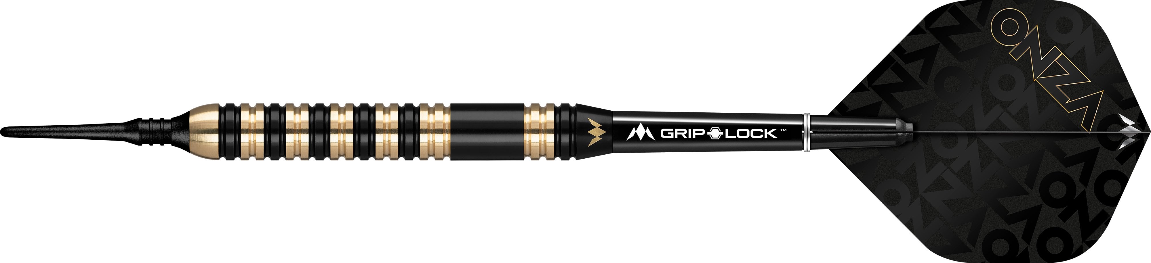 mission-onza-m3-softdarts-messing-20g-schwarz-gold image 2