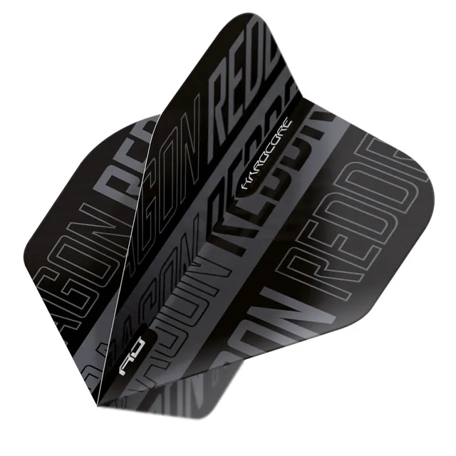 red-dragon-hardcore-xt-flights-schwarz-grau-standard-100-mikron image 1