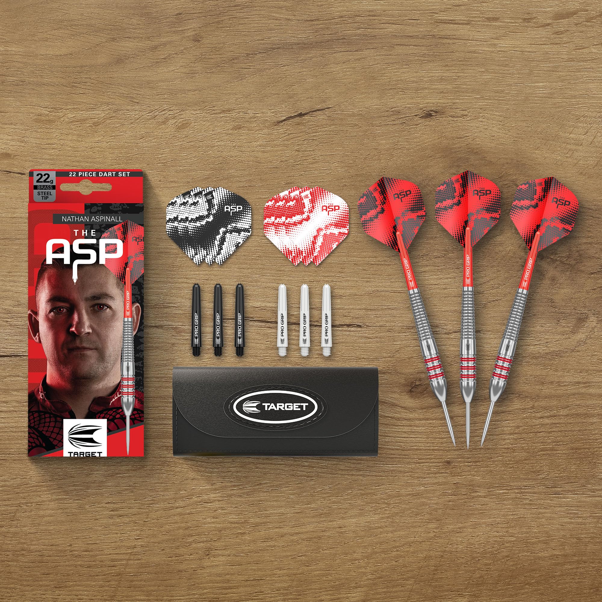 target-nathan-aspinall-messing-steeldarts-22g-set-mit-etui image 6
