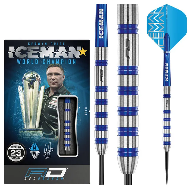 red-dragon-gerwyn-price-iceman-challenger-steeldart-23g-grip image 1
