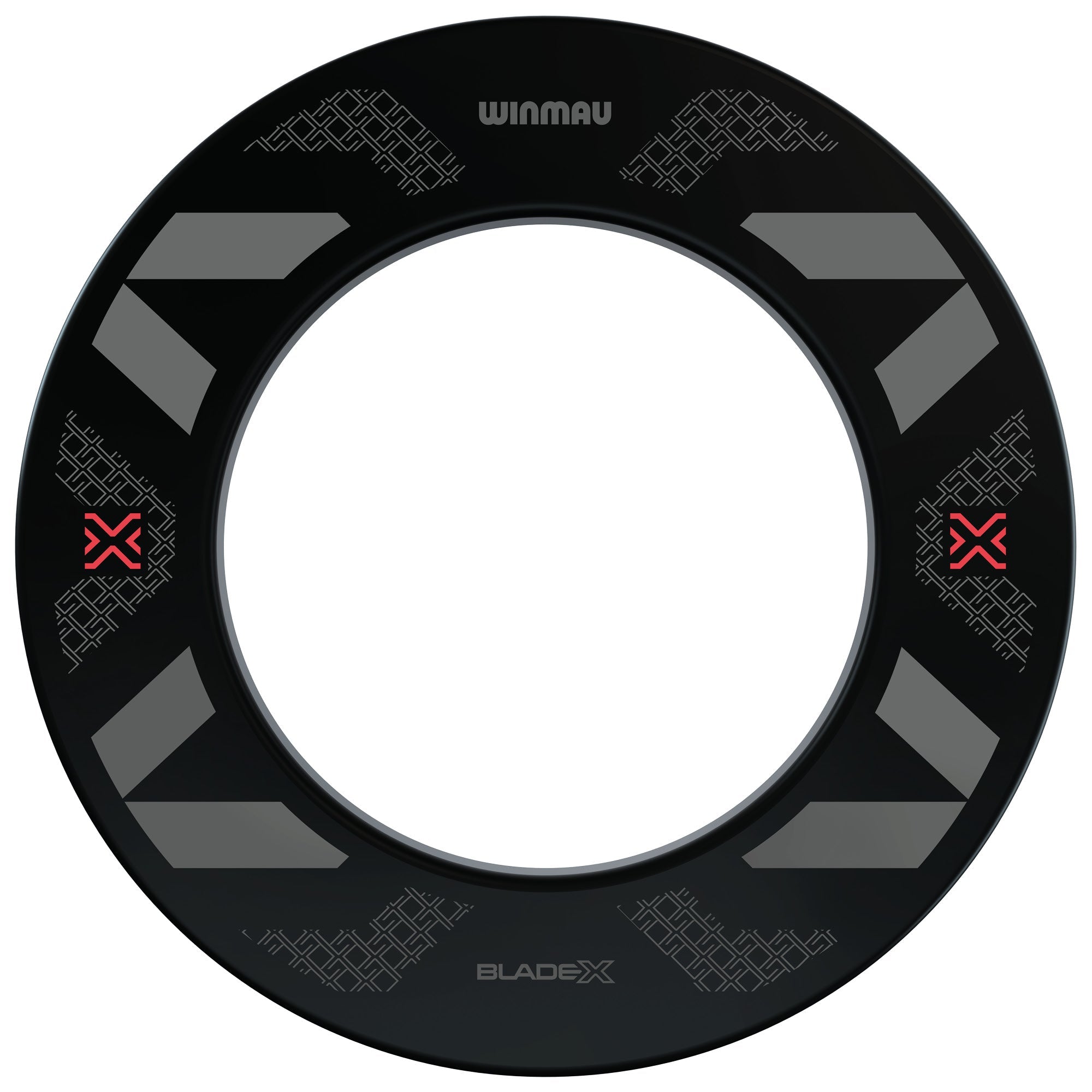 winmau-blade-x-surround-auffangring-schwarz-wandschutz image 1