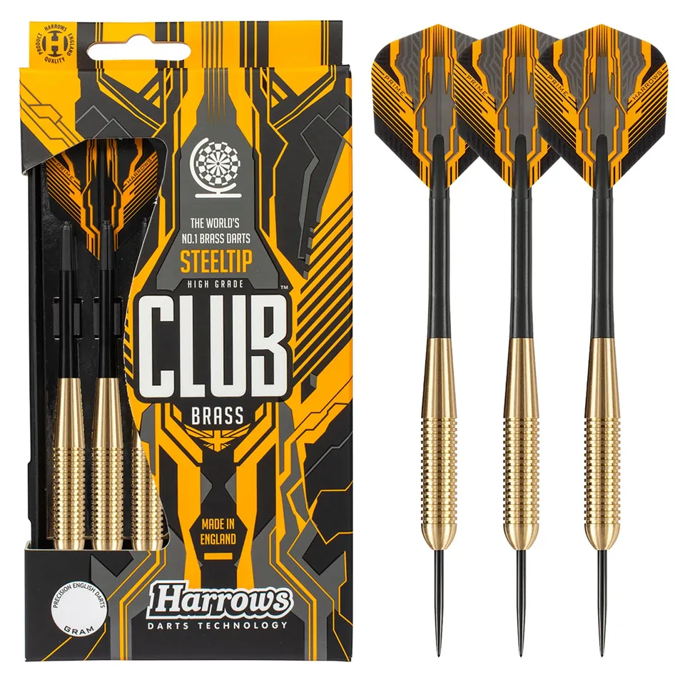 harrows-club-brass-steeldarts-24g-geriffelt-messing image 1