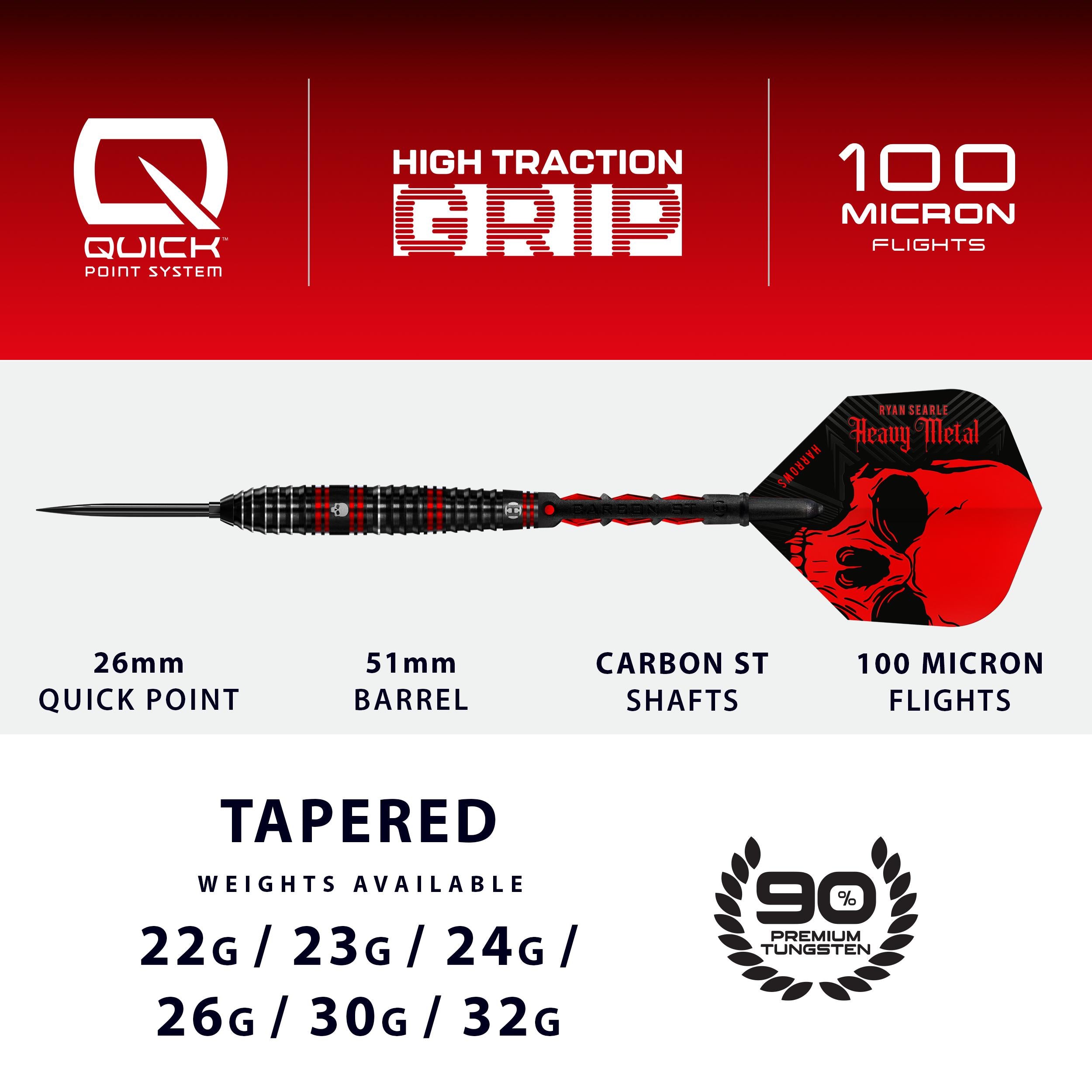 harrows-ryan-searle-steeldarts-24g-90-profi-shark-grip image 4