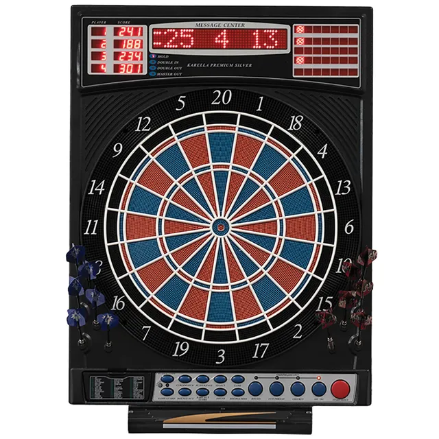 karella-premium-silver-dartautomat-41-spiele-cybermatch image 1