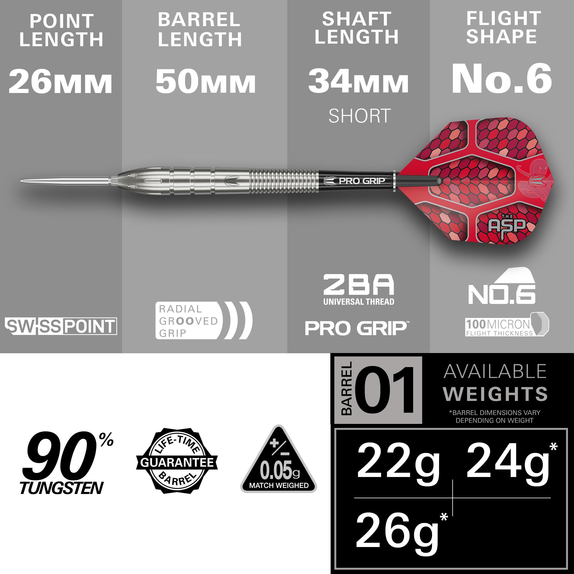 target-nathan-aspinall-g1-steeldarts-90-22g image 3