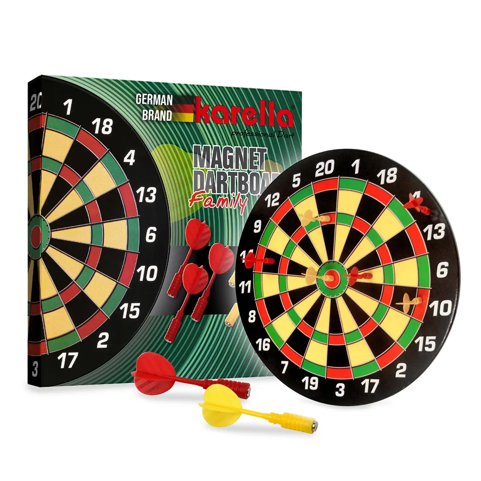 karella-family-magnet-dartscheibe-inkl-6-magnetdarts image 1