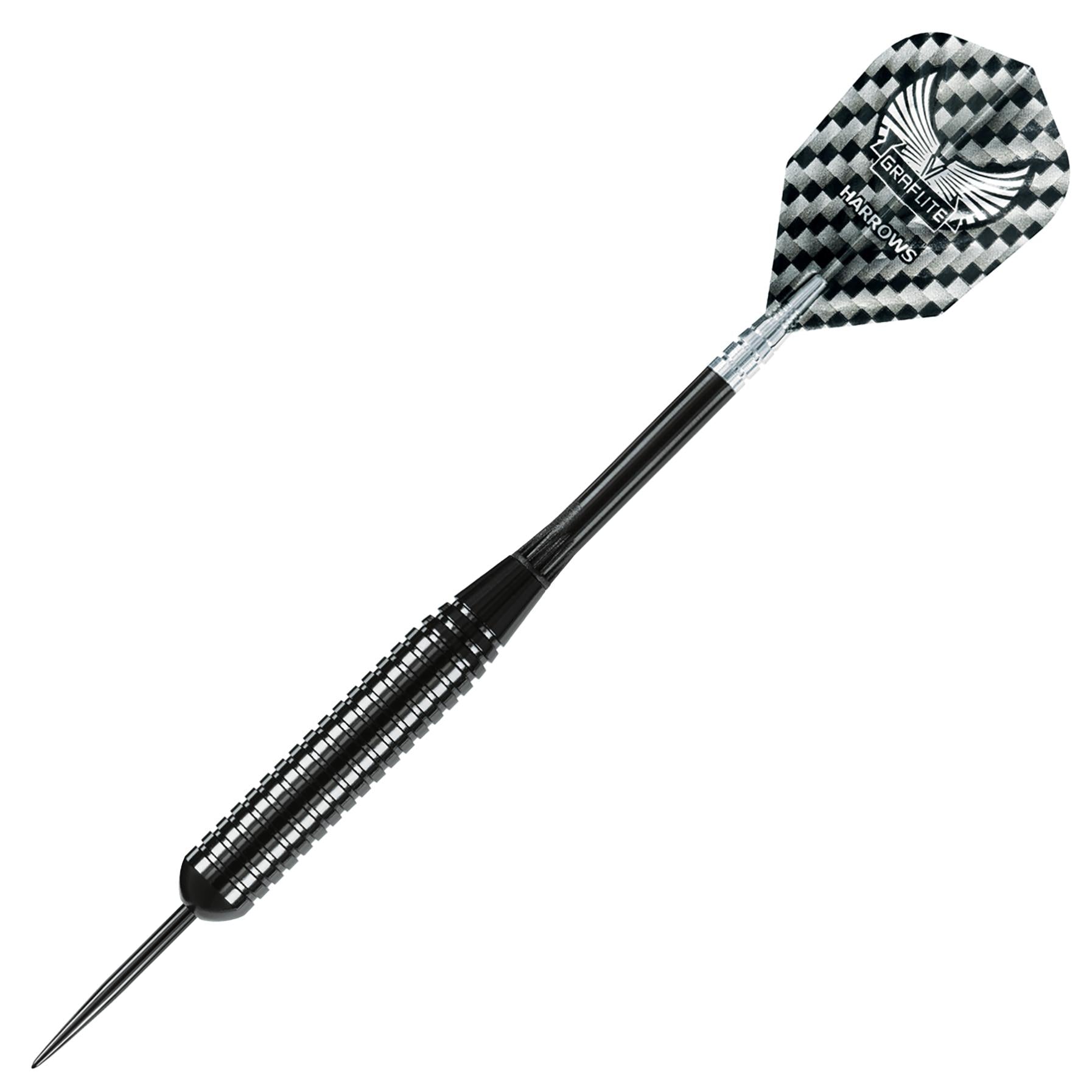harrows-black-arrow-steeldarts-26gr-messing-schwarz image 4