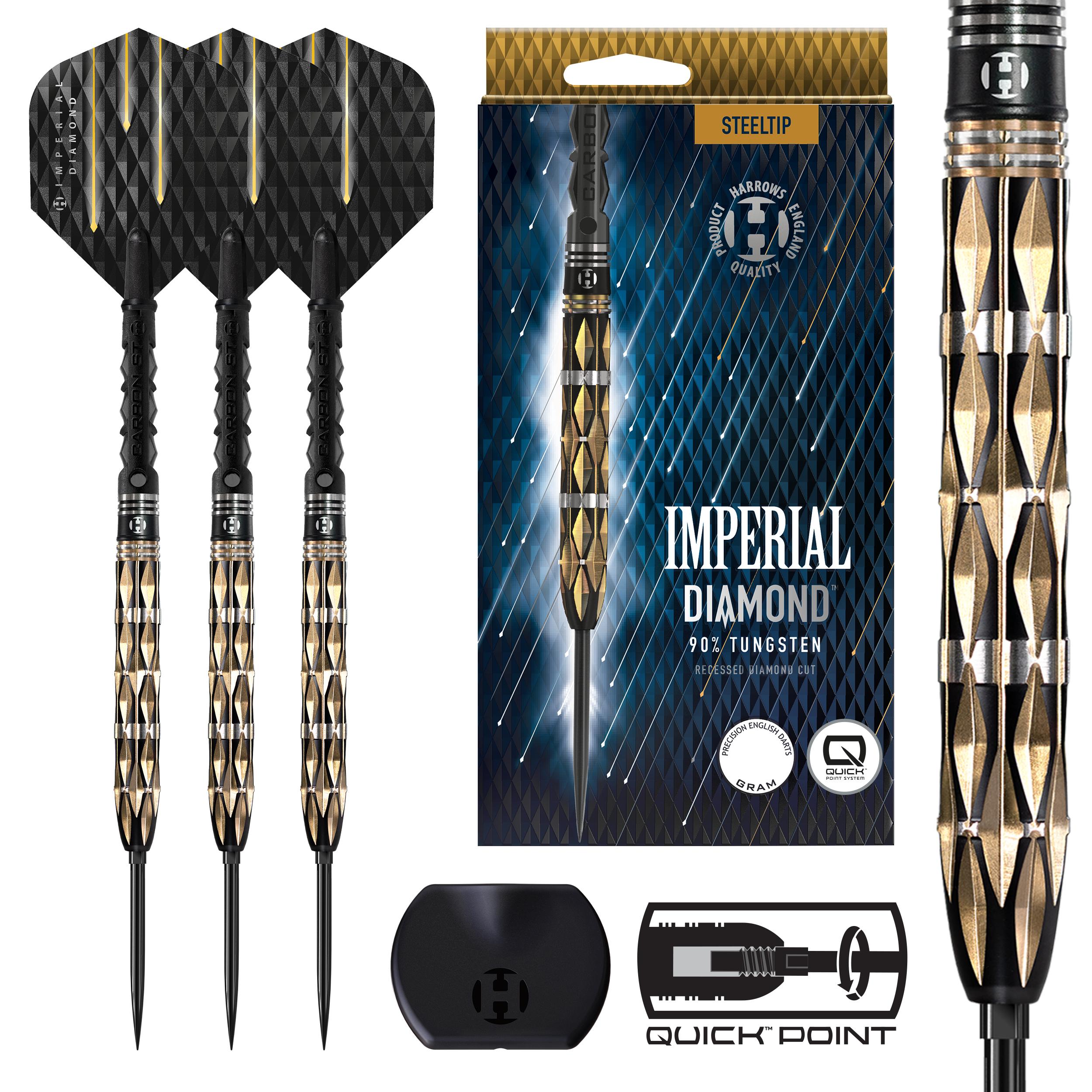 harrows-imperial-diamond-90-steeldarts-23g-quick-point image 1