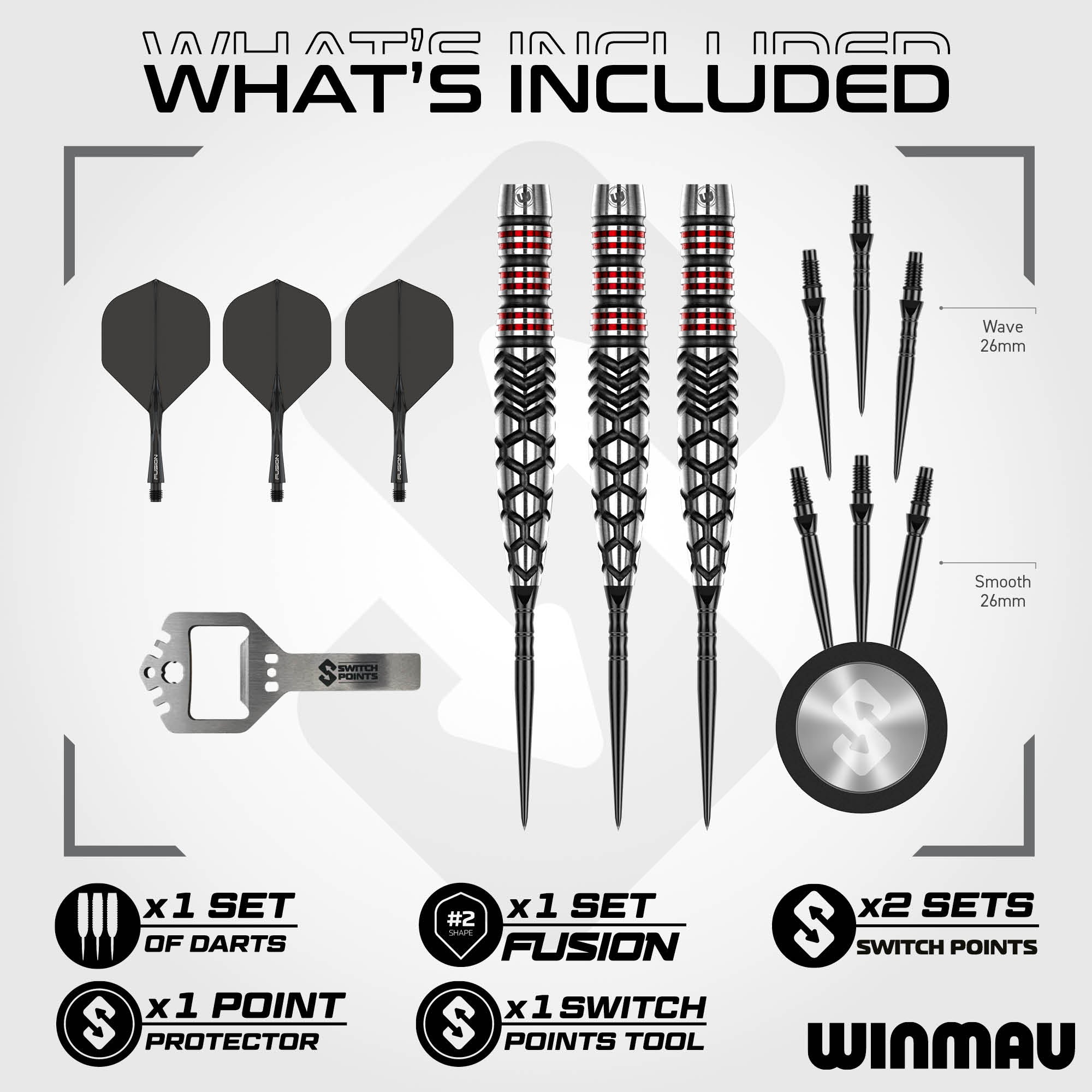 winmau-fornax-steeldarts-torpedo-23g-wolfram-rot image 3