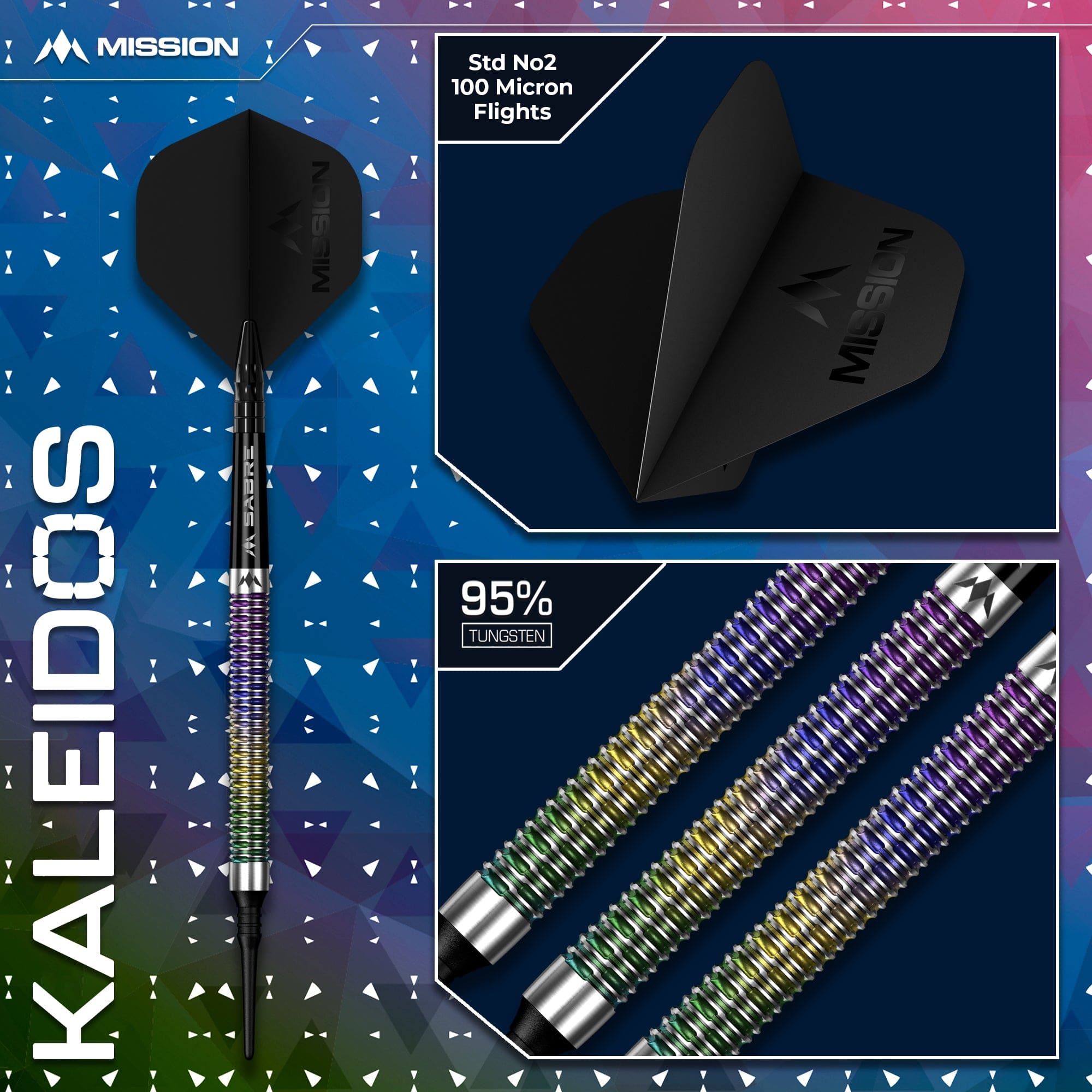 mission-kaleidos-softdarts-19g-95-tungsten-koralle image 6