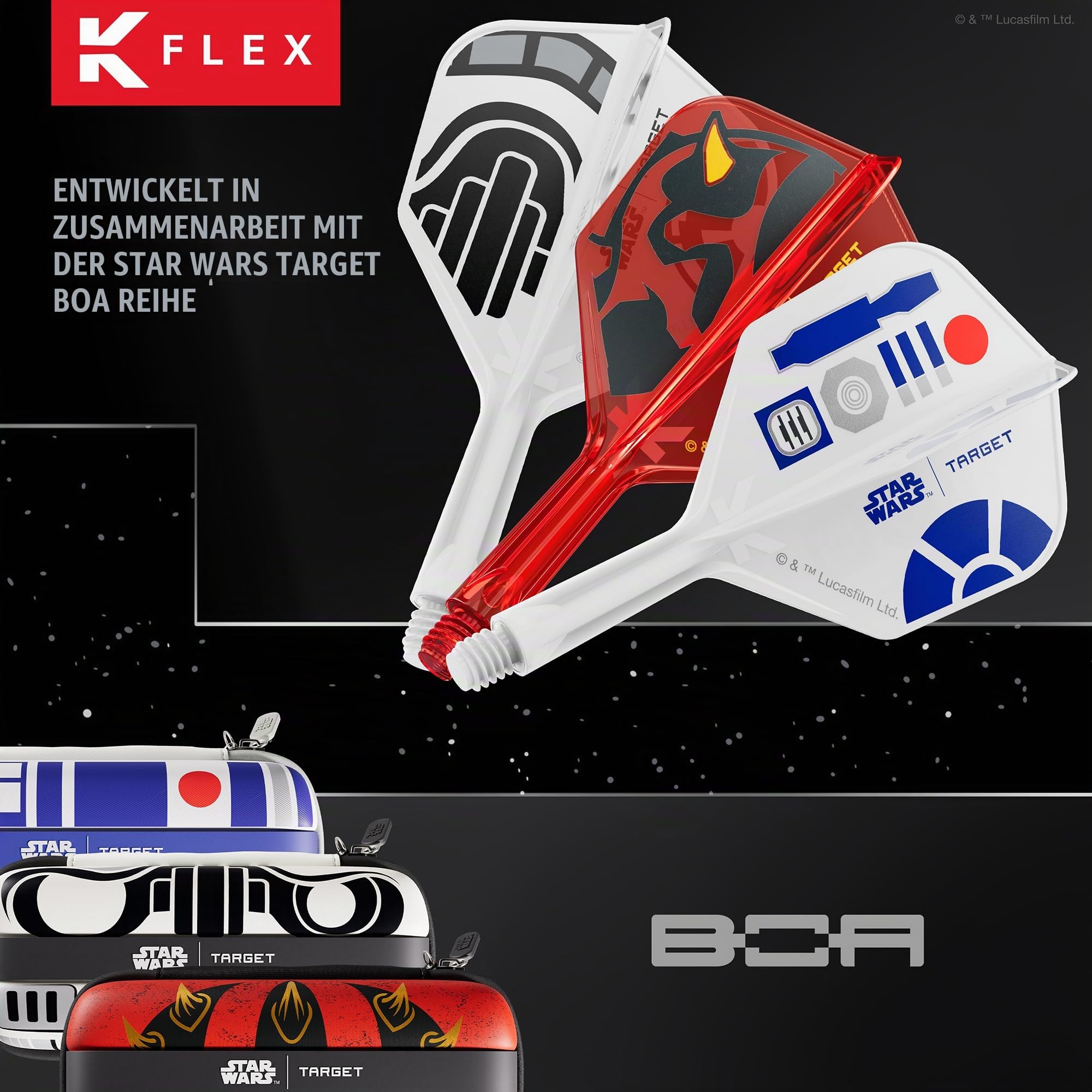 target-k-flex-storm-trooper-flights-no-2-short-19mm image 2