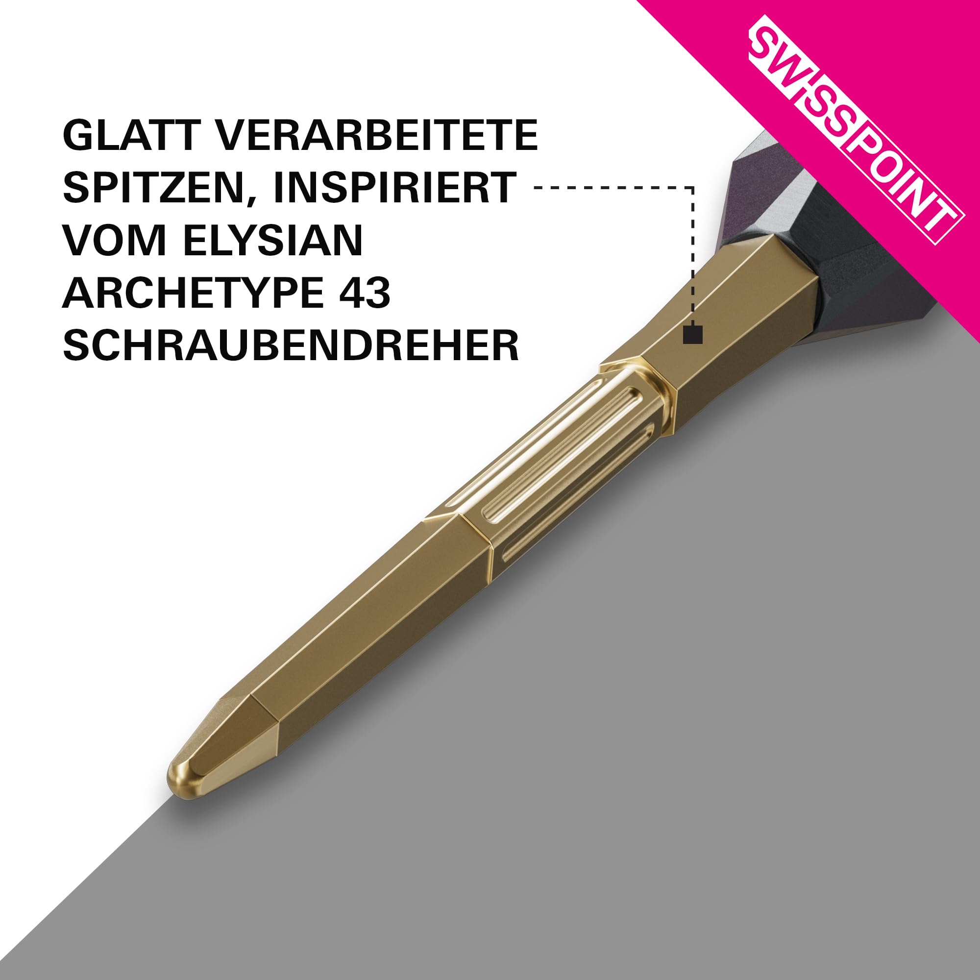 target-elysian-archetype-43-swiss-point-spitzen-gold-30mm image 2