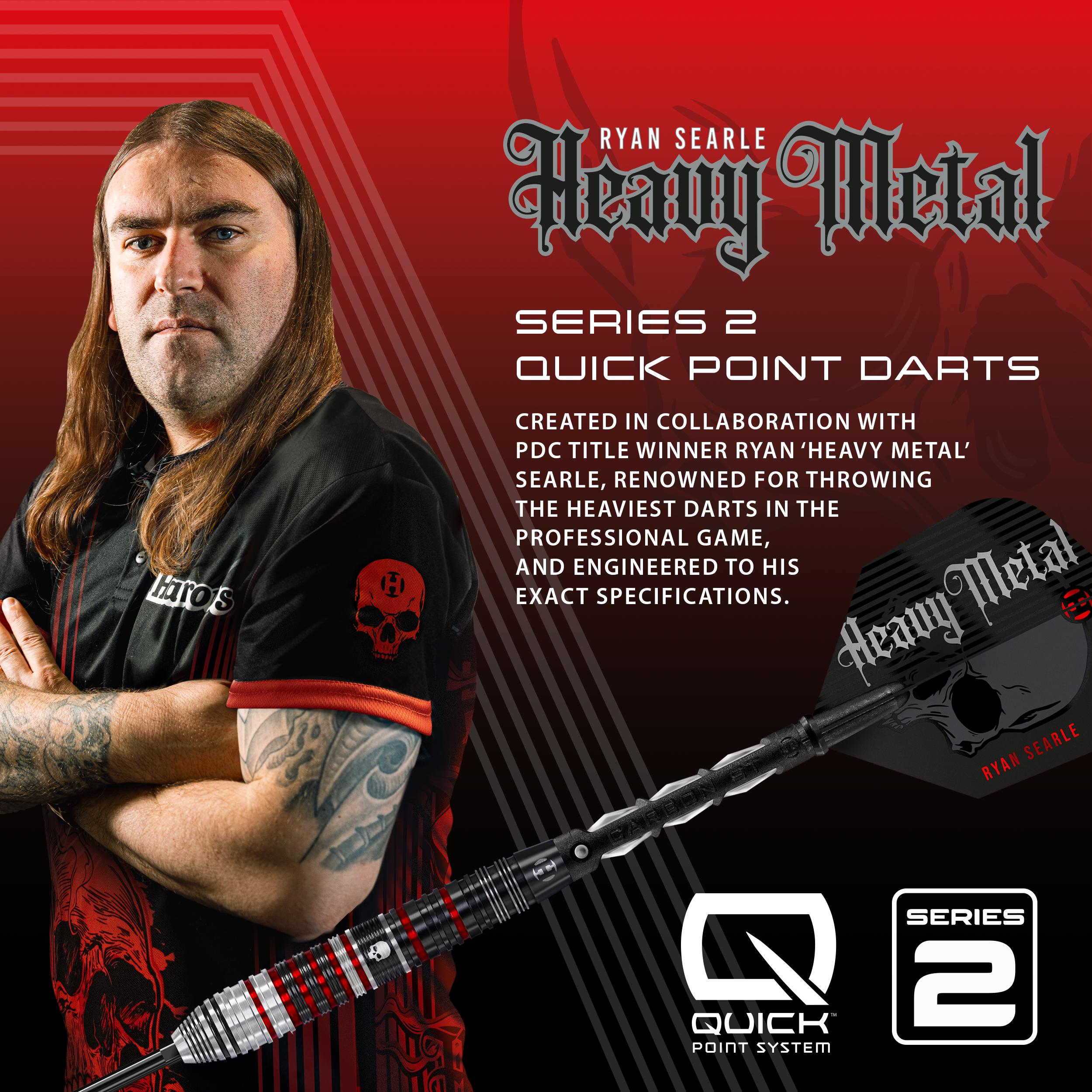 harrows-ryan-searle-series-2-steeldarts-90-24g-quick-point image 5