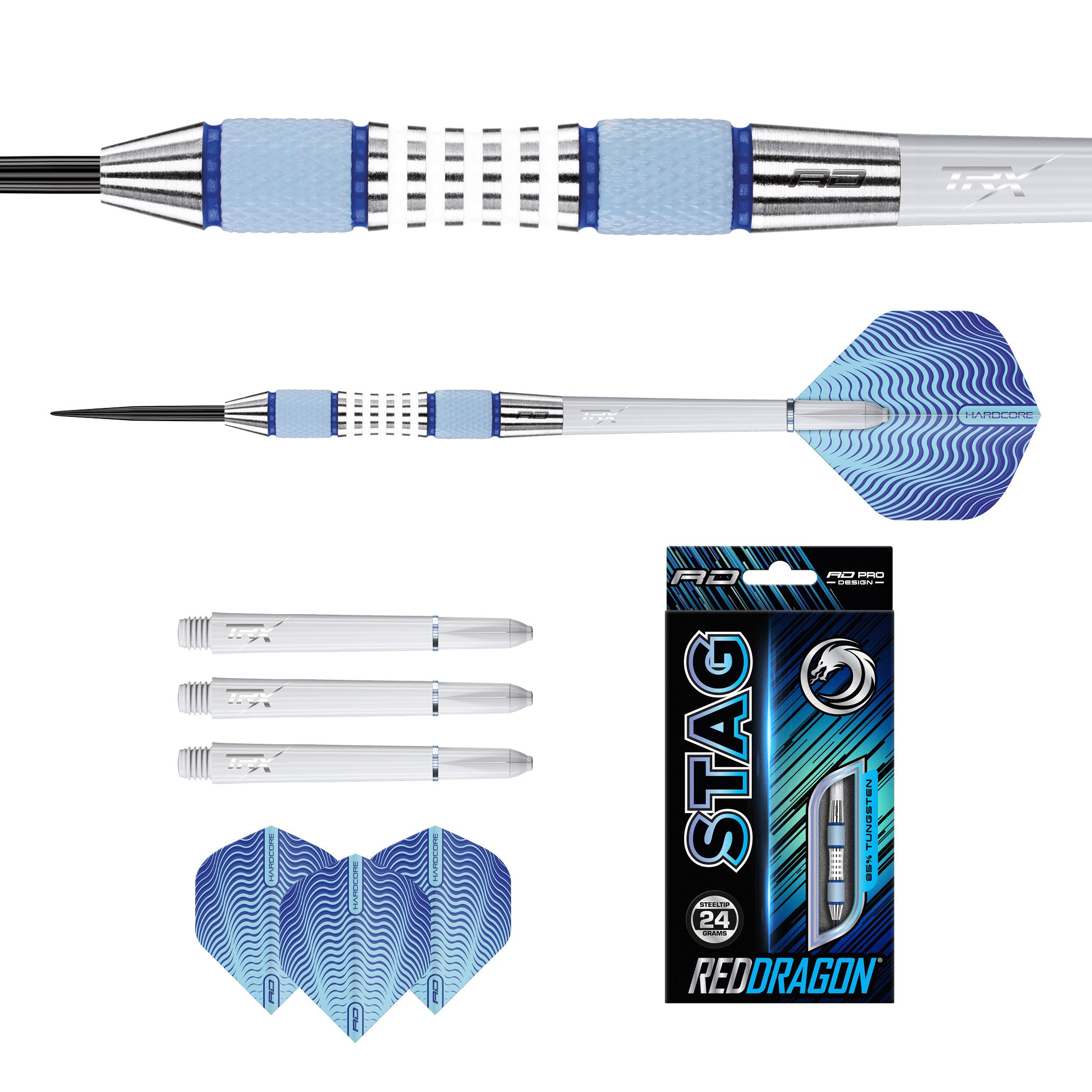 red-dragon-stag-24g-steeldarts-blau-wei image 6