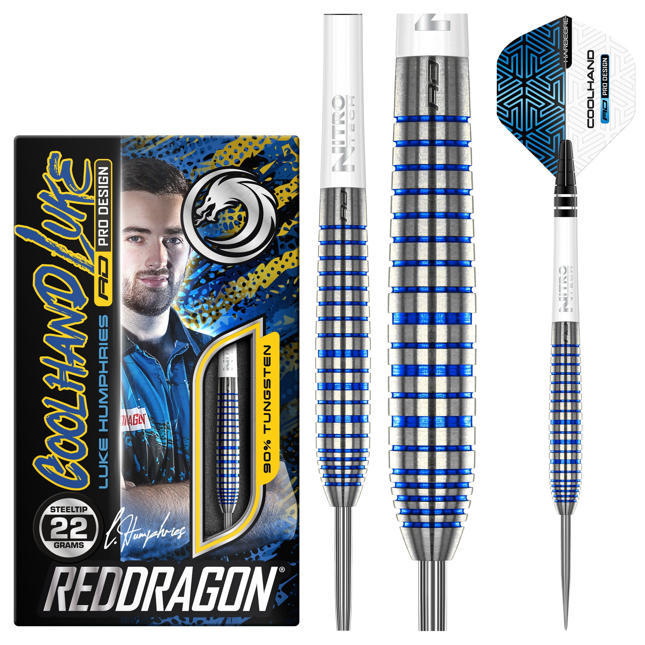 red-dragon-luke-humphries-tx3-22g-steeldarts-blue image 1