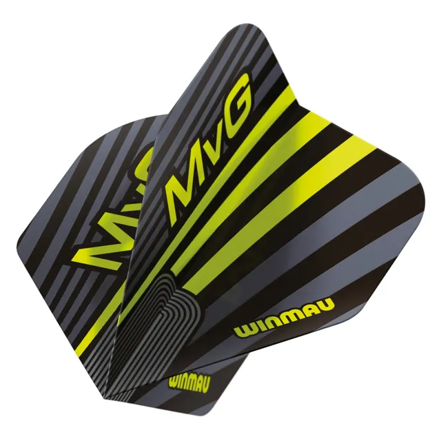winmau-mvg-flights-schwarz-grau-gr-n-standard-3er image 1